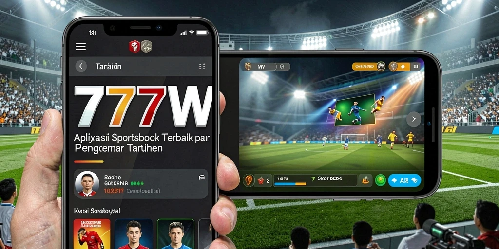 Screenshot utama 7777W menunjukkan antarmuka taruhan yang menarik.