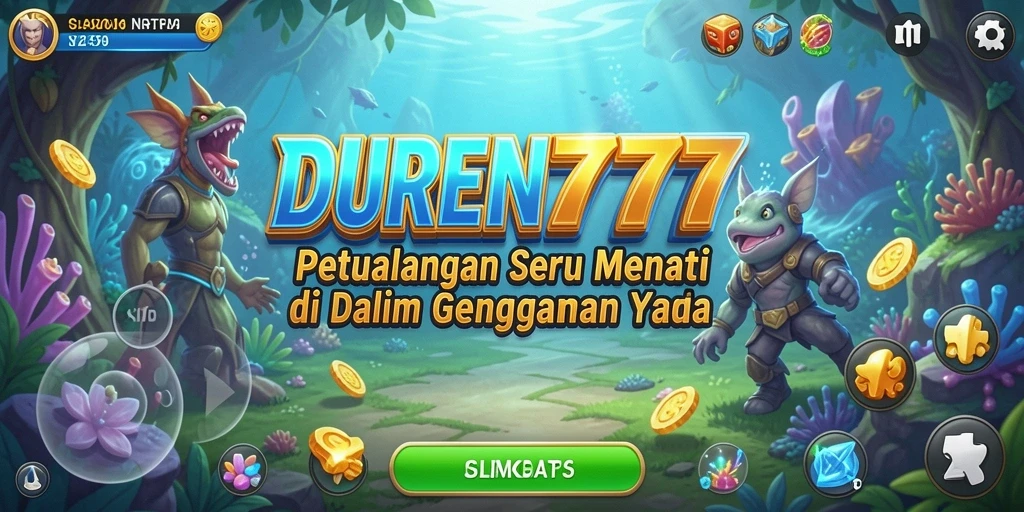 Gameplay DUREN777 menampilkan aksi petualangan yang seru dan mendebarkan.
