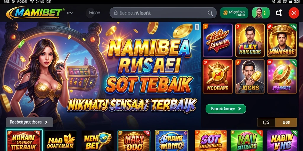 Tampilan gameplay MAMIBET dengan grafis slot yang mengagumkan.