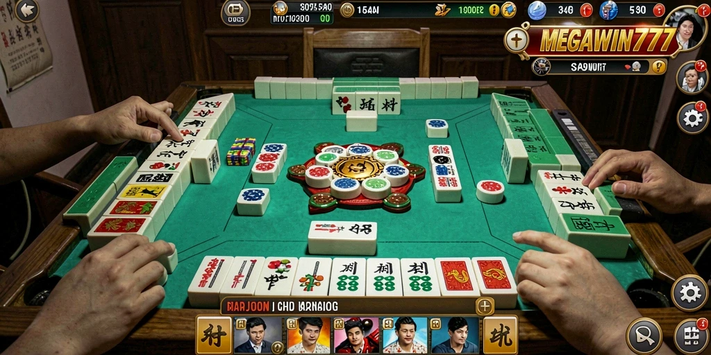 Tampilan gameplay seru di MEGAWIN777 dengan Mahjong yang menantang.