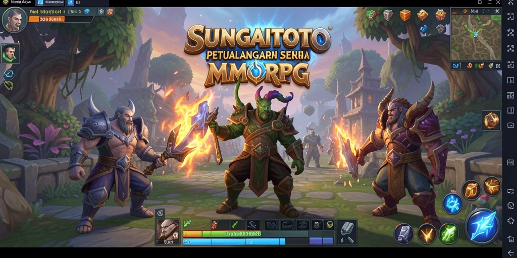 Tangkapan layar SUNGAITOTO menampilkan pemain beraksi dalam pertempuran epik.